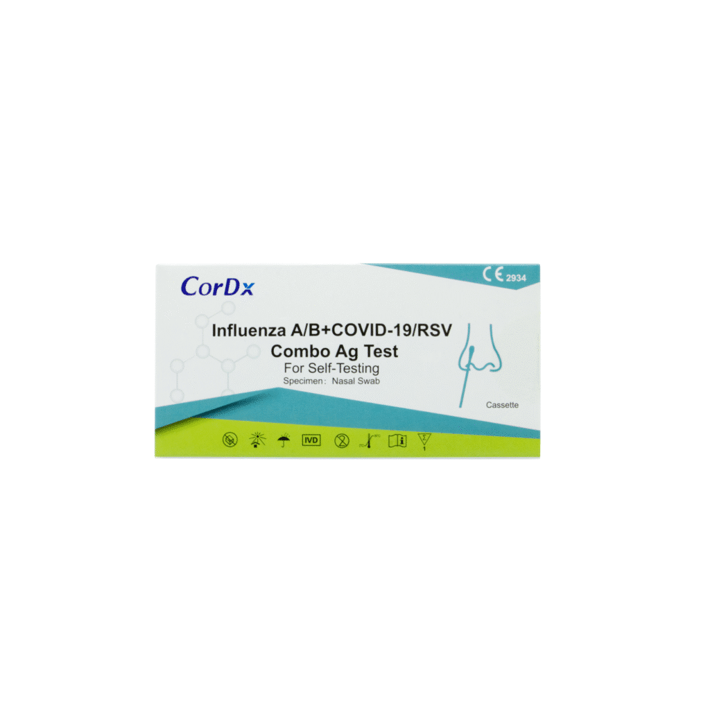 Zdjęcie Test CorDx COMBO 4w1 COVID-19 Grypa A+B RSV